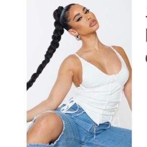 Shape Cream Crop Top